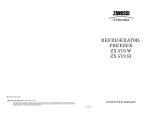 Zanussi ZX57/3W User manual