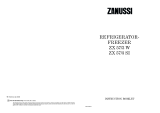 Zanussi ZX57/3W User manual