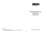 Zanussi - Electrolux ZEBF310 User manual