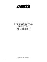 Zanussi ZFC80/30FF User manual