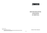 Zanussi ZI920/9KA User manual
