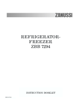 Zanussi ZBB7294 User manual