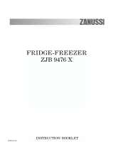 Zanussi ZJB9476X User manual