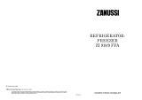 Zanussi ZI918/9FFA User manual