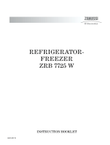 Zanussi-Electrolux ZRB7725W User manual