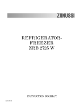 Zanussi ZRB2725W User manual