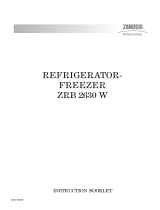 Zanussi-Electrolux ZRB2630W User manual