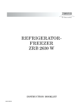 Zanussi-Electrolux ZRB2630W User manual