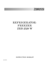 Zanussi ZRB2520W User manual