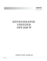 Zanussi-Electrolux ZRB2520W User manual