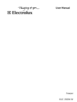 Electrolux EUC29291W User manual