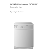 AEG LAVATHERM 56609 EXCLUSIV User manual