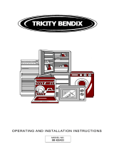 Tricity Bendix SB422W User manual