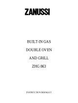 Zanussi ZHG863WN User manual