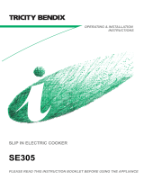 Tricity Bendix SE305GR User manual