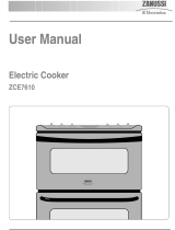 Zanussi ZCE7610 User manual
