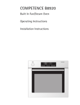 Electrolux COMPETENCE B8920 User manual