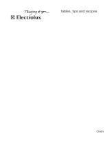 Electrolux EBSL70CN Recipe book