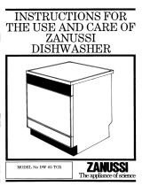 Zanussi DW65TCR User manual