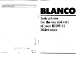 BLANCO BIDW61 User manual