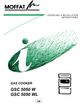 Moffat GSC5050W User manual