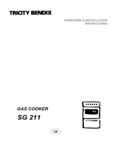 Tricity Bendix SG211X User manual