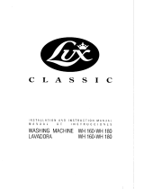 Lux WH180 User manual
