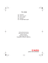 AEG TG 240 User manual
