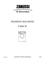 Zanker-Electrolux F1003W User manual