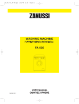 Zanussi FA605 User manual