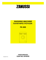 Zanussi FA605 User manual