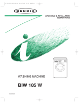 Tricity Bendix BIW105W User manual