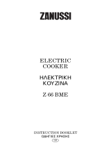 Zanussi Z66BME User manual