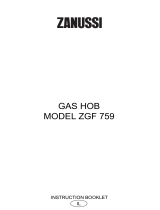 Zanussi ZGF759ICW User manual