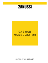 Zanussi ZGF759ICX User manual