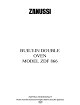 Zanussi ZDF866X User manual