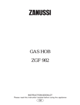 Zanussi ZGF982CX User manual