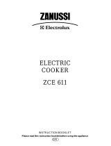 Zanussi ZCE611X User manual