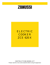 Zanussi ZCE620X User manual