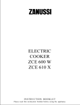 Zanussi ZCE610X User manual