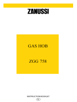 Zanussi ZGG758ALU User manual