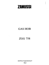 Zanussi ZGG758ALU User manual