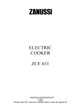 Zanussi ZCE 631 User manual