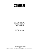 Zanussi ZCE630X User manual