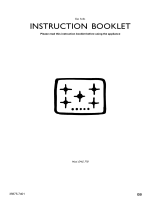 Electrolux EHG770B User manual
