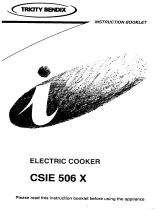 Tricity Bendix CSIE506X User manual