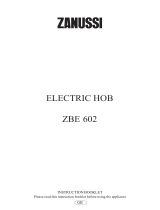Zanussi ZBE602W User manual