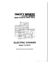 Tricity Bendix SI250W User manual
