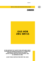 Zanussi ZBG509SS User manual