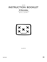 Electrolux EGG76X User manual